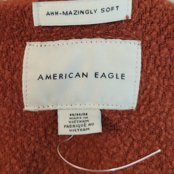 American Eagle Outfitters color block "ahh-mazingly soft" fleece hoodie - Picture 6 of 7
